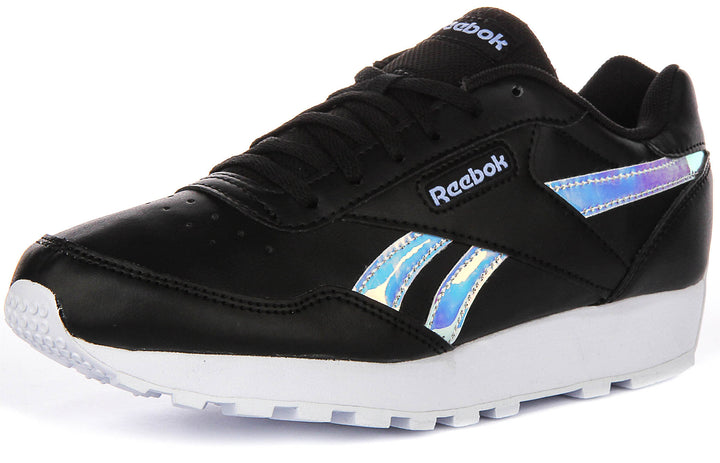 Reebok Rewind Run In Black Silver For Women