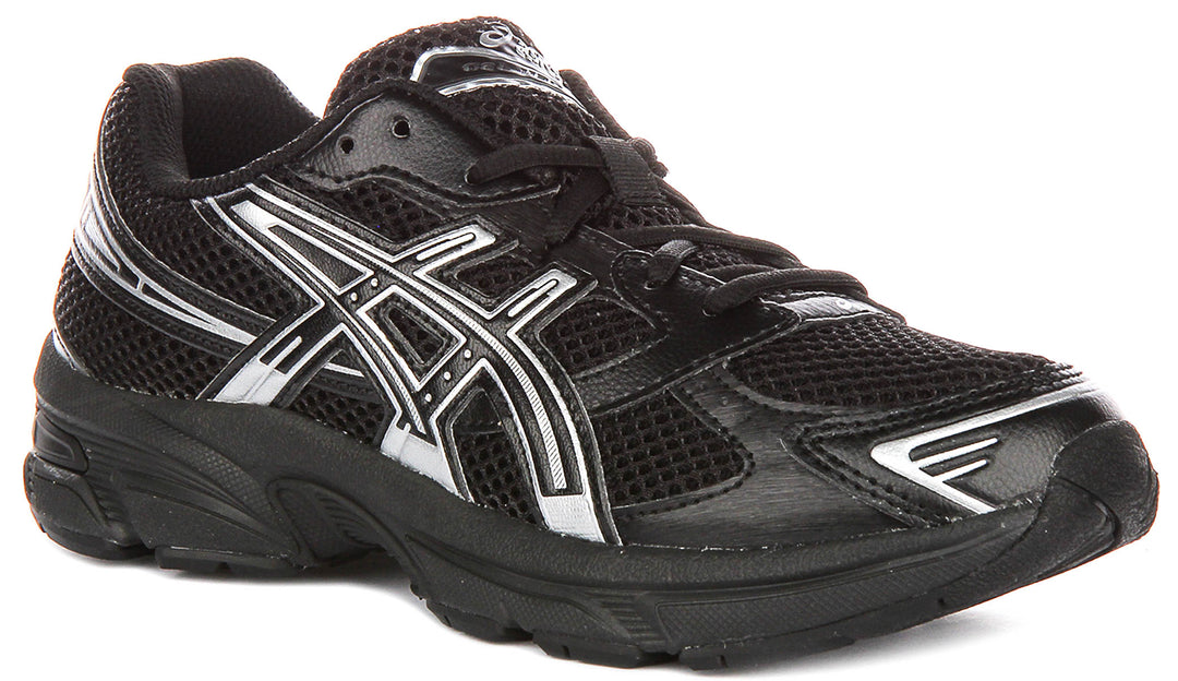 Asics GEL 1130 GS In Black Silver For Juniors