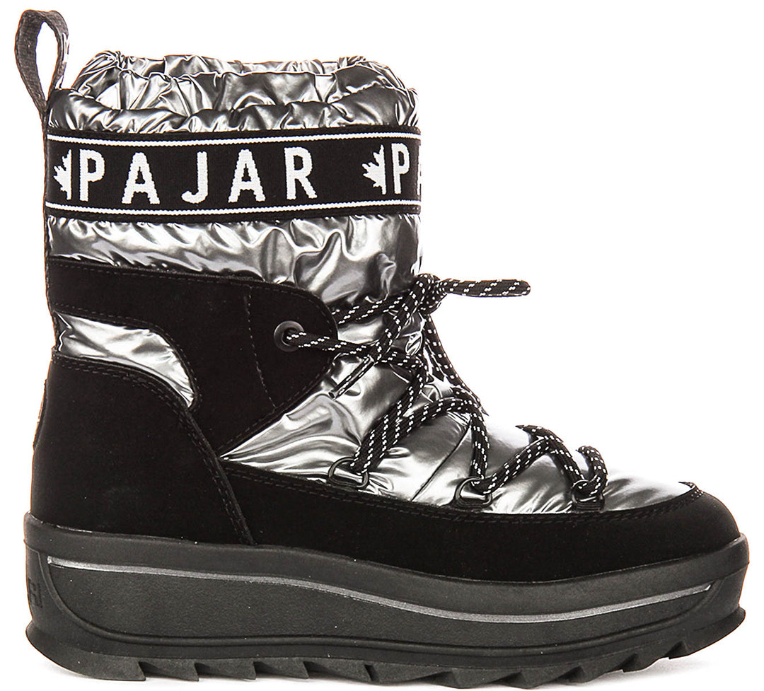 Pajar W Galaxy In Black Silver For Women