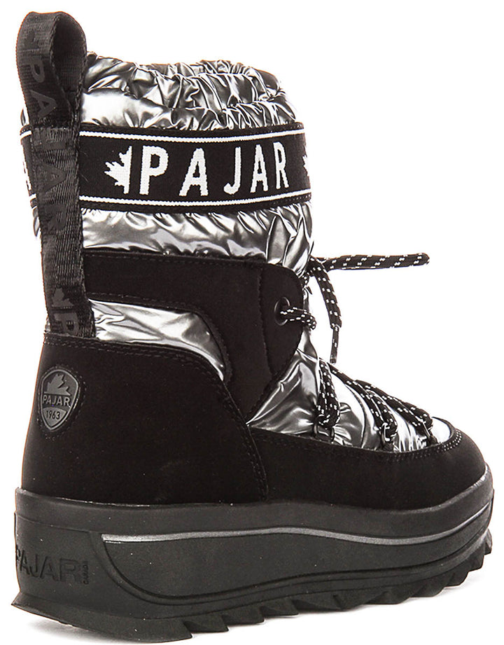 Pajar W Galaxy In Black Silver For Women