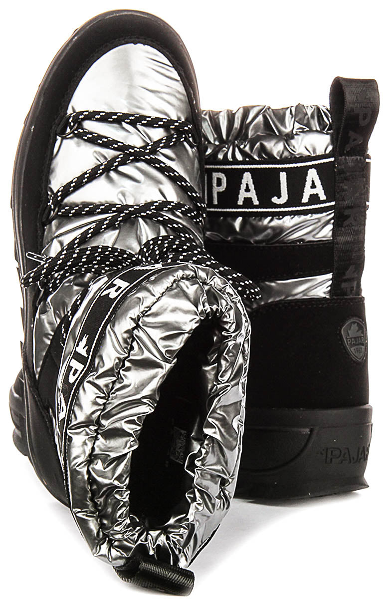 Pajar W Galaxy In Black Silver For Women