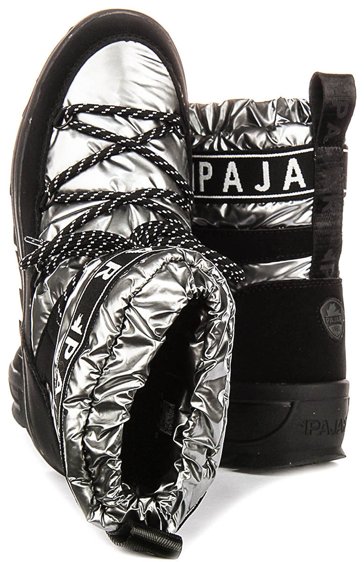 Pajar W Galaxy In Black Silver For Women