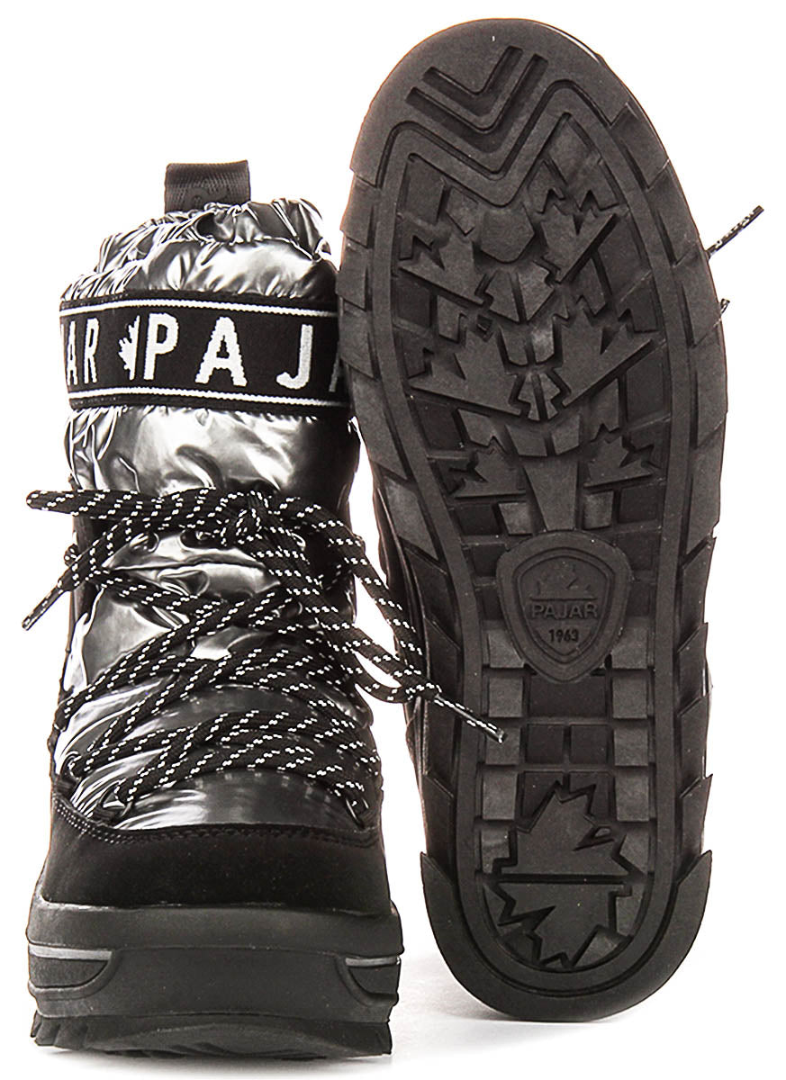 Pajar W Galaxy In Black Silver For Women