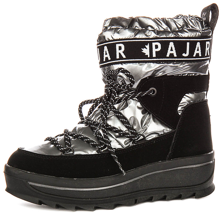Pajar W Galaxy In Black Silver For Women