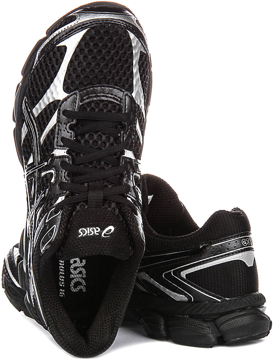 Asics Gel Cumulus 16 In Black Silver For Unisex
