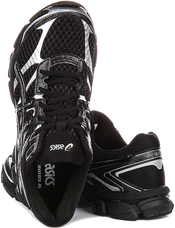 Asics Gel Cumulus 16 In Black Silver For Unisex