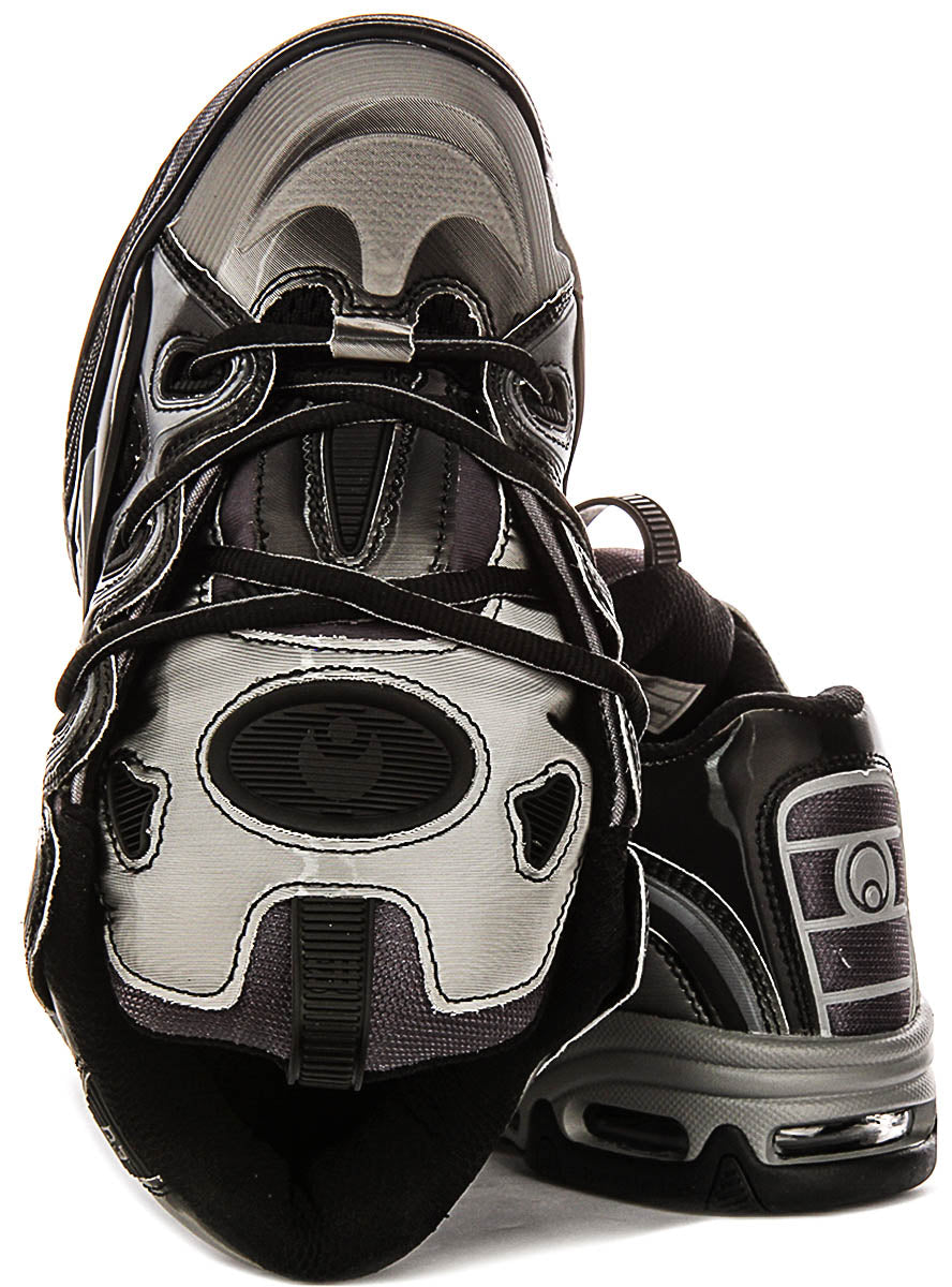 Osiris D3 2001 In Black Silver For Men