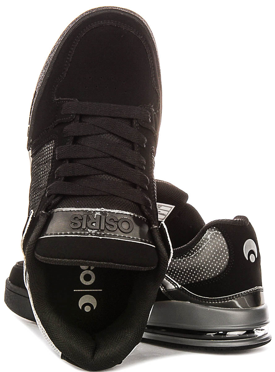 Osiris Pixel In Black Silver For Men