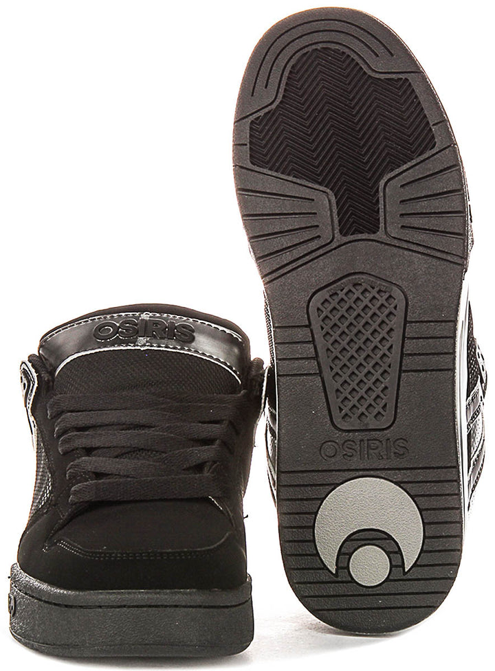 Osiris Pixel In Black Silver For Men