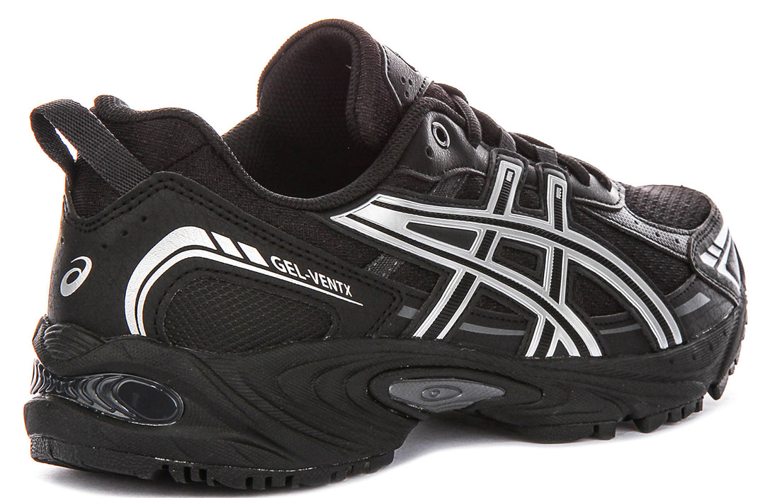 Asics Gel Ventx In Black Silver For Men