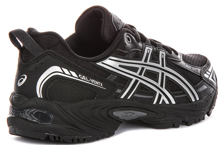 Asics Gel Ventx In Black Silver For Men