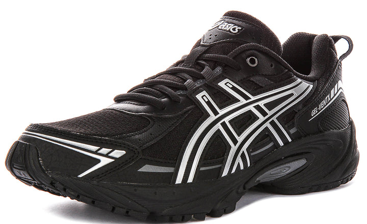 Asics Gel Ventx In Black Silver For Men