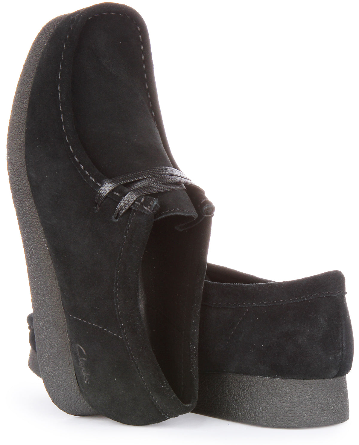 靴 Clarks WallabeeEVO Black SDE 8 1/2 26.5 Womens Clarks Wallabee EVO LO Casual Shoe - Black | Journeys