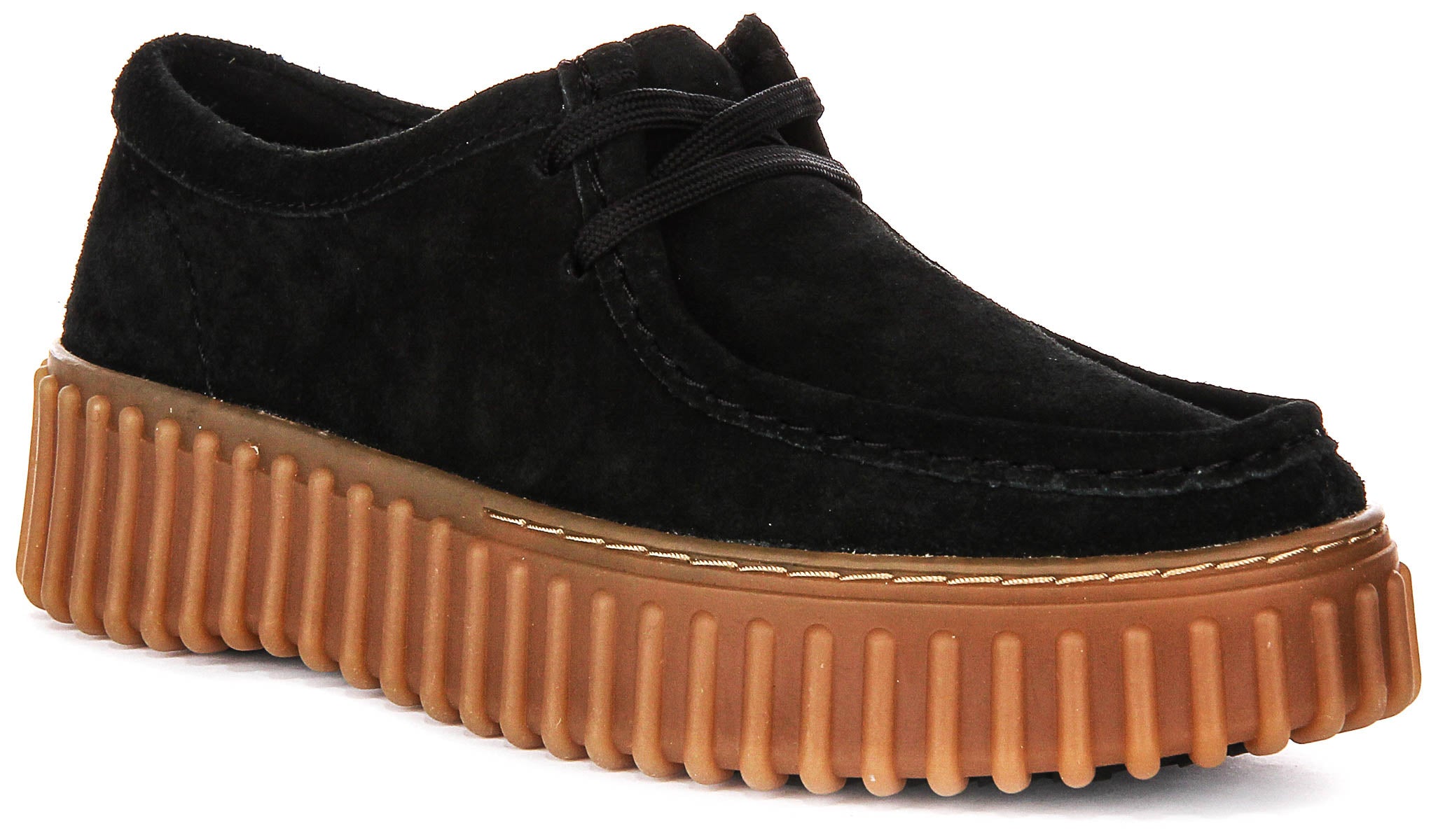 Clarks Torhill Bee In Black Suede For Women | Casual Shoes