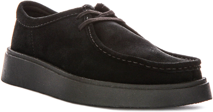 Clarks Torview In Black Suede For Men