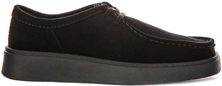 Clarks Torview In Black Suede For Men