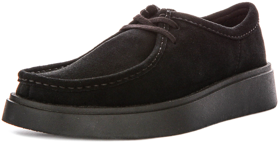 Clarks Torview In Black Suede For Men