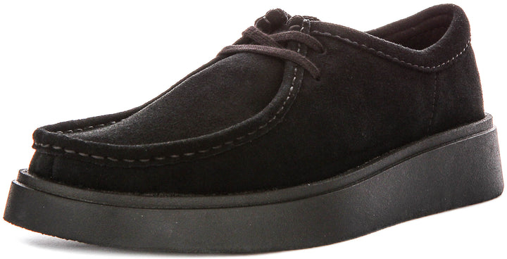Clarks Torview In Black Suede For Men