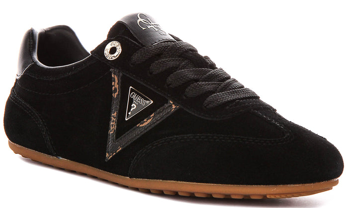 Guess Relli In Black Suede For Women Sneaker