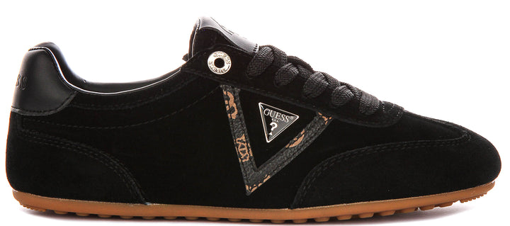 Guess Relli In Black Suede For Women Sneaker