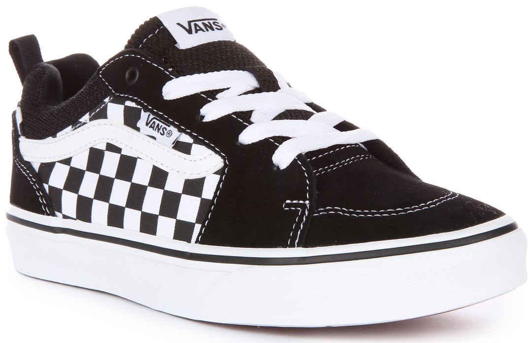 Vans Filmore Decon In Black White For Youth