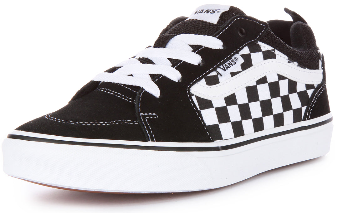 Vans Filmore Decon In Black White For Youth