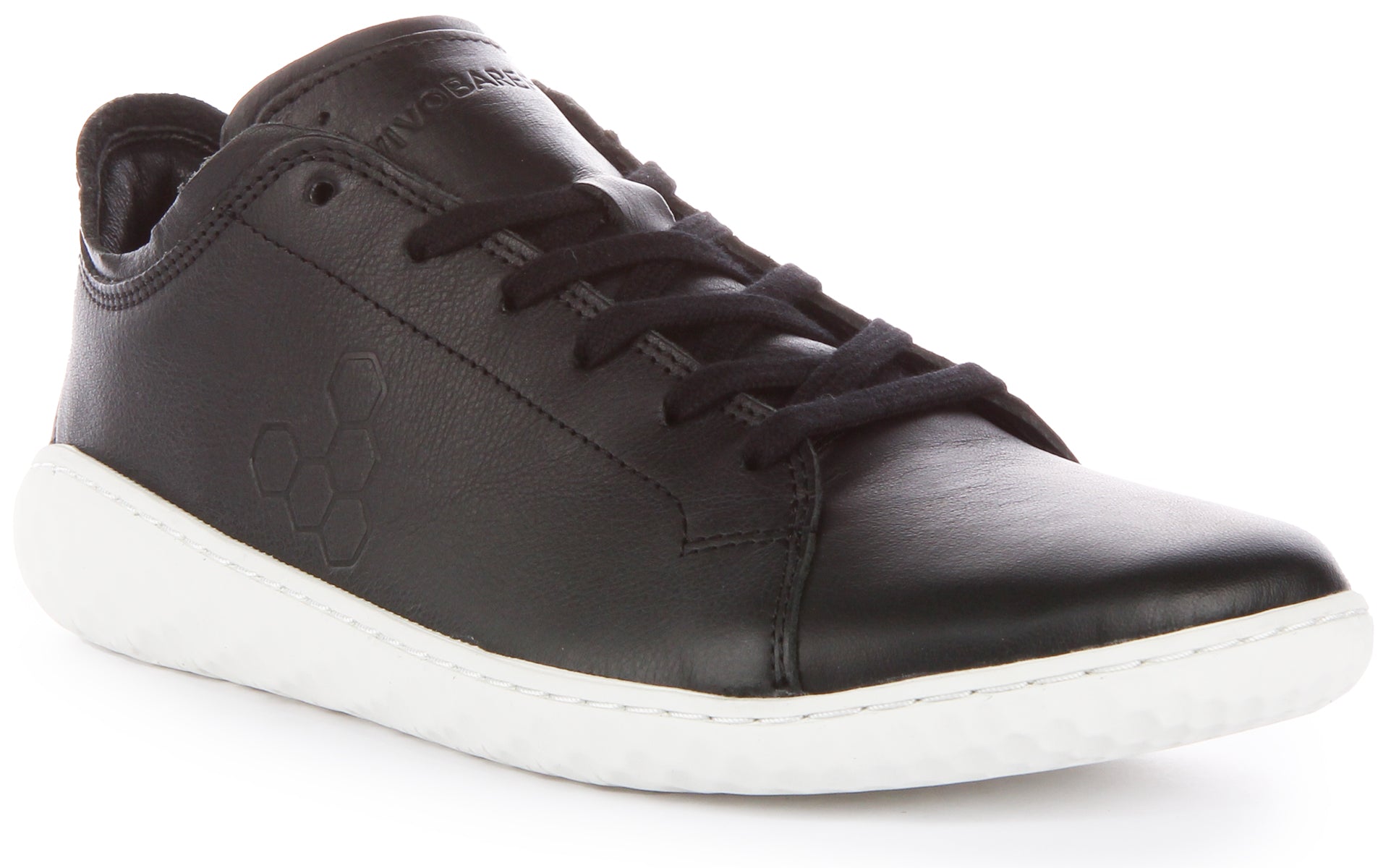 靴 Vivobarefoot GEO COURT III Women's 40 Vivobarefoot Geo Court III Black White For Women | Lace up