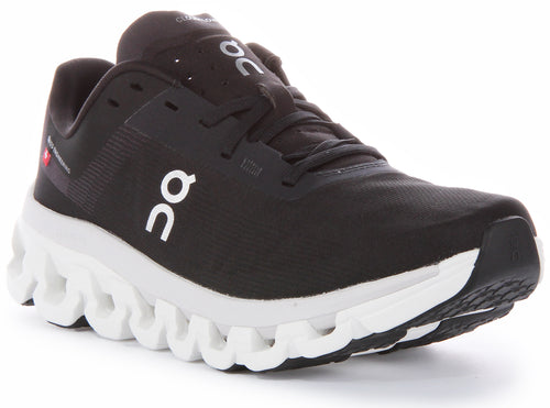 On Running Cloudflow 4 Sneakers Da Donna In Mesh Nero Bianco