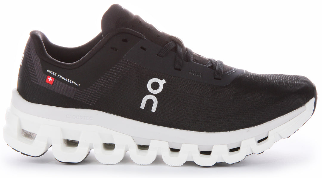 On Cloudflow 4 Men's Sneakers, black/white