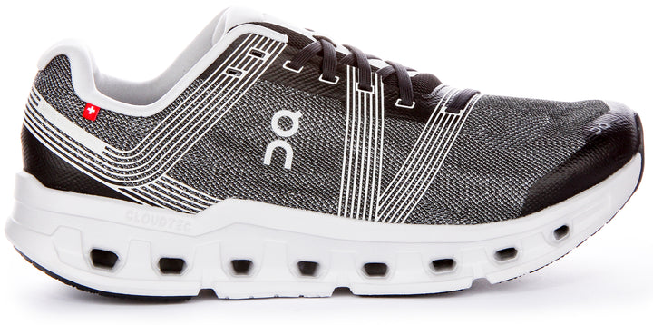 On Running Baskets de Course à Lacets Cloudtec Upgrade Energ pour Homme en Noir Blanc