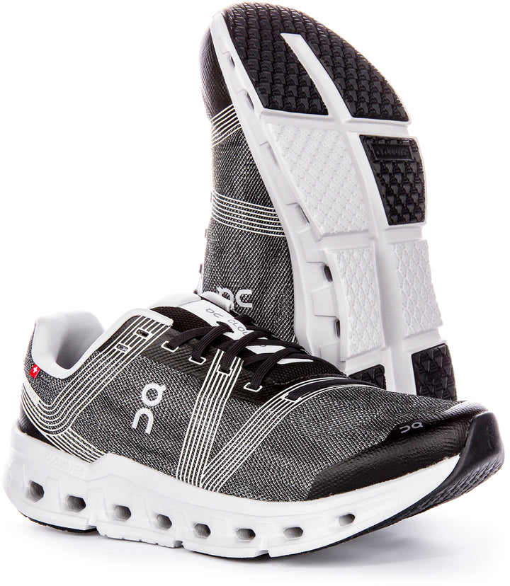 On Running Baskets de Course à Lacets Cloudtec Upgrade Energ pour Homme en Noir Blanc