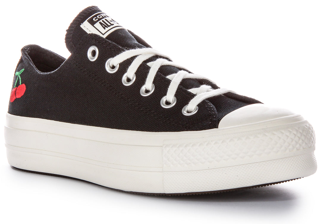 Converse Platform Converse Femme Noir Et Blanche Converse Noir