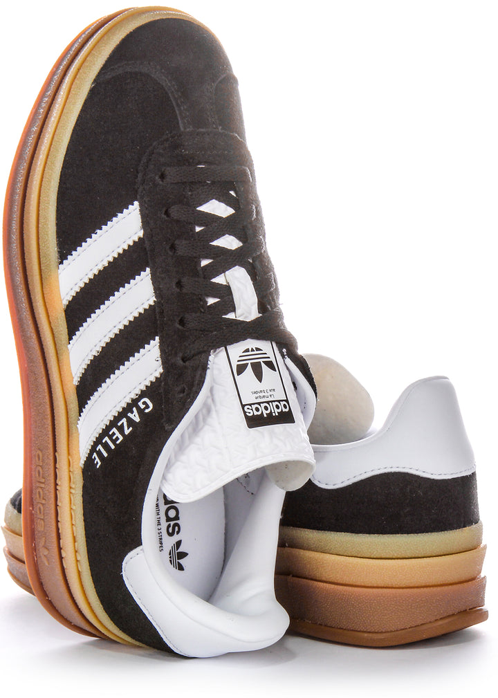 Adidas Gazelle Bold W In Black White For Women