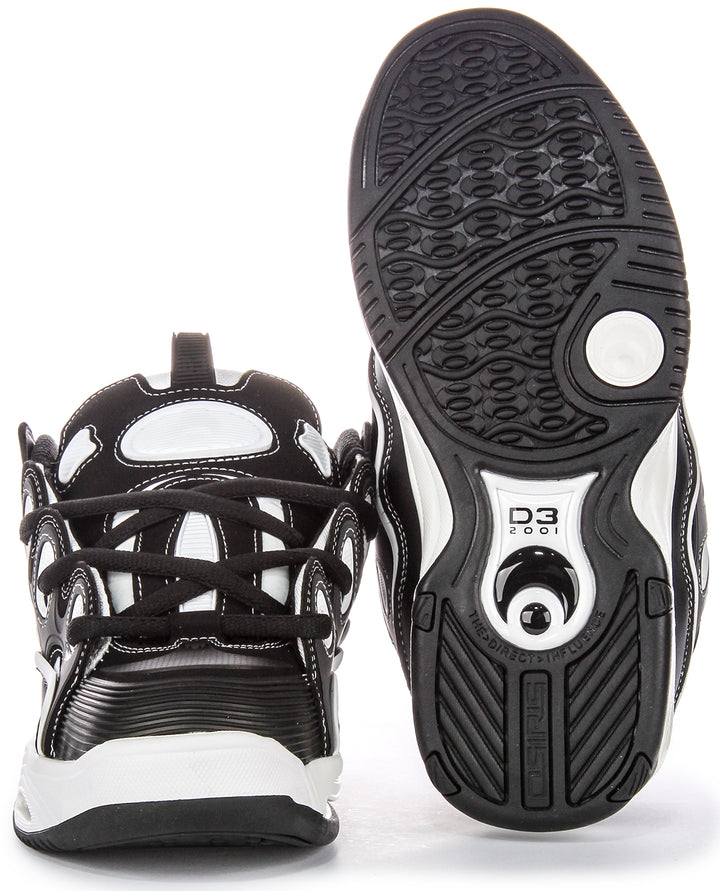 Osiris D3 2001 In Black White For Men