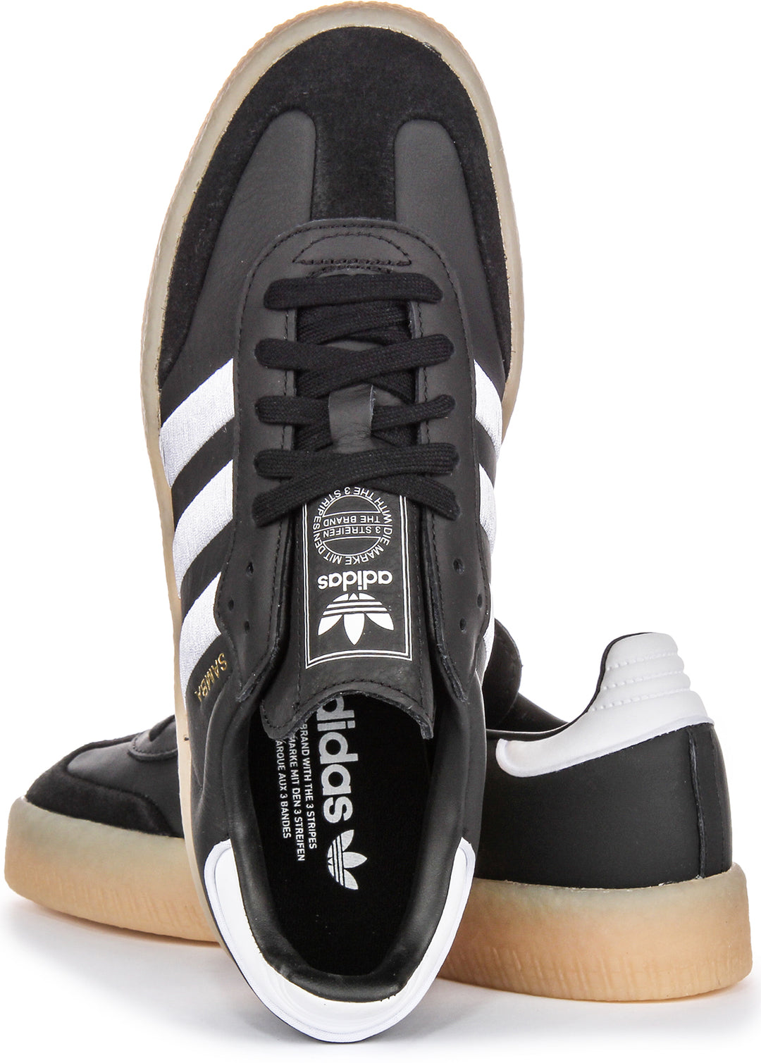 Adidas Sambae In Black White For Women | Platform Trainers 4feetshoes Adidas Sambae In Black White For Women | Platform Trainers 4feetshoes