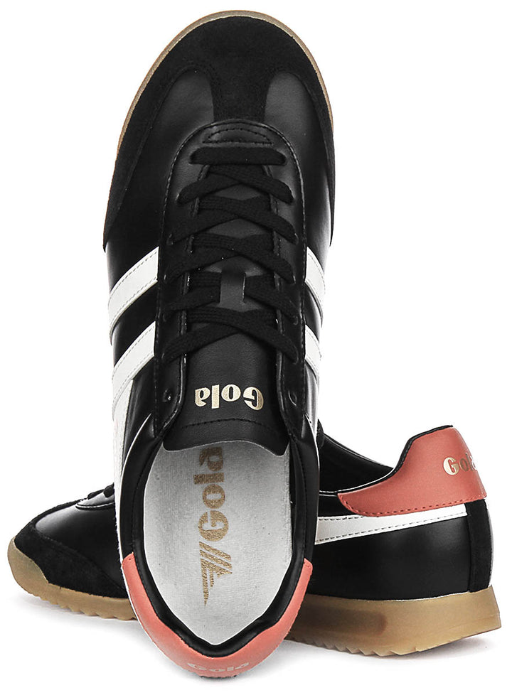 Gola Classics Torpedo Leather In Black White For Men