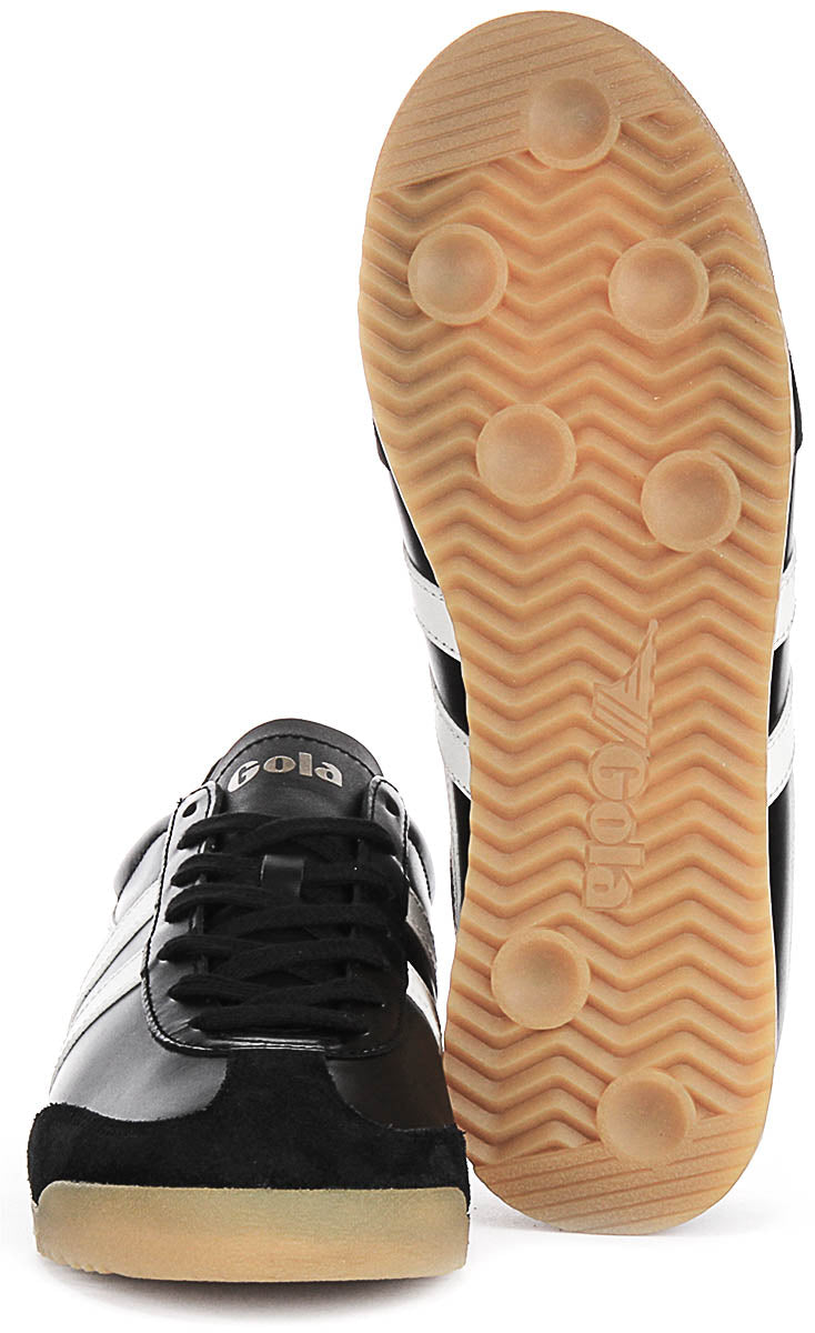 Gola Classics Torpedo Leather In Black White For Men