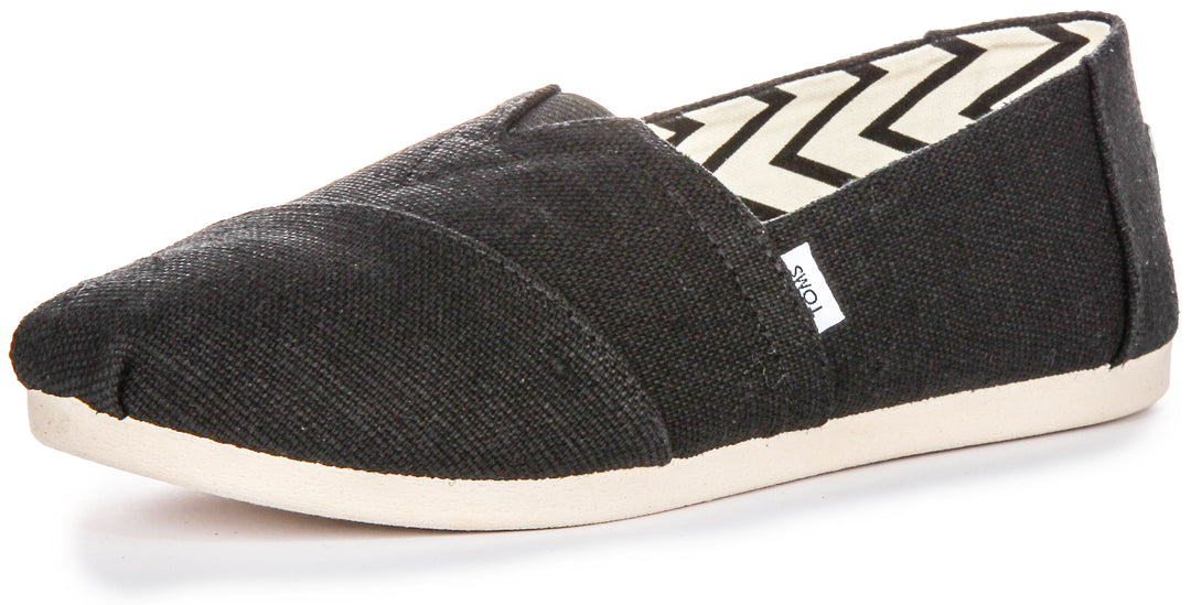 Toms Alpargata Heritage In Black White For Women