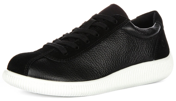 Ecco Soft Zero W In Black White For Women