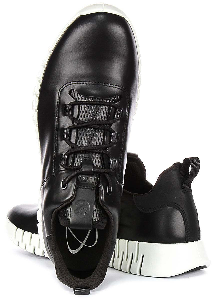 Ecco Gruuv M In Black White For Men