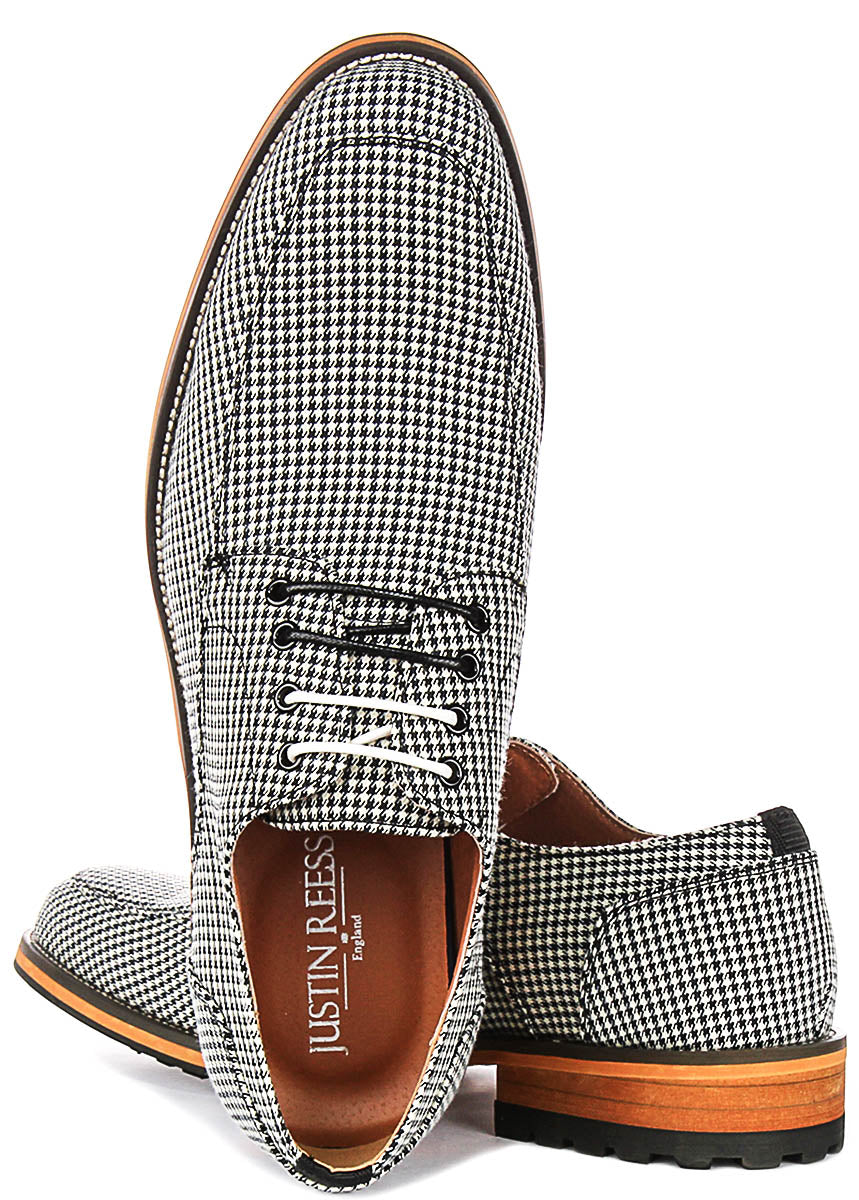 Justinreess England Eaton In Black White For Men