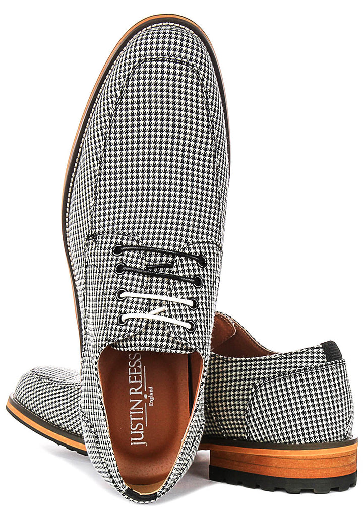 Justinreess England Eaton In Black White For Men
