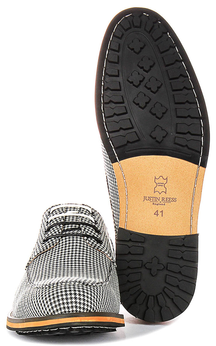 Justinreess England Eaton In Black White For Men