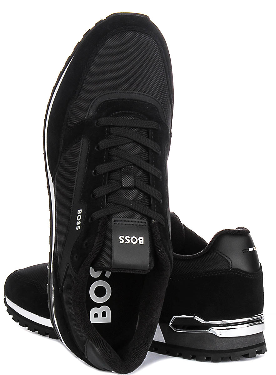 Boss Parkour L Runner In Black White For Men