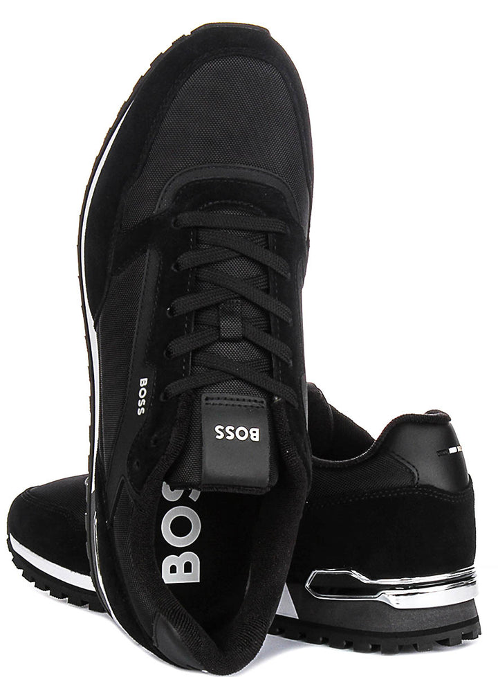 Boss Parkour L Runner In Black White For Men