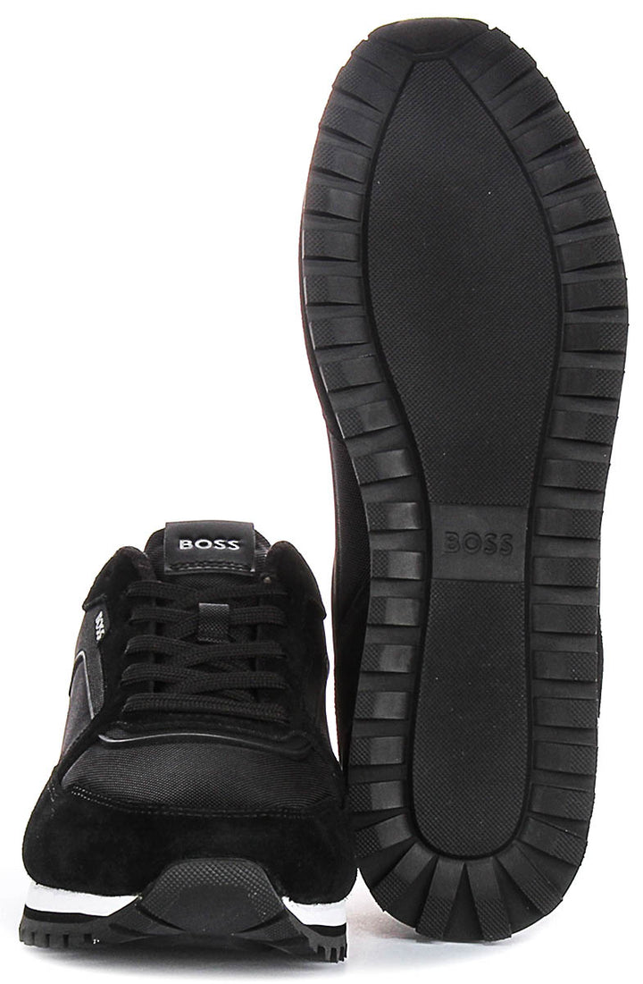 Boss Parkour L Runner In Black White For Men