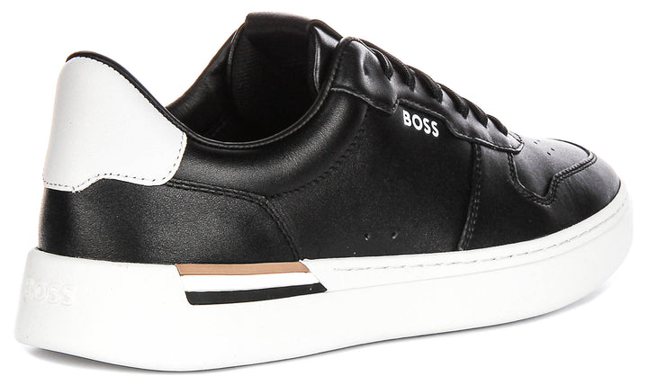 Boss Clint Tennis In Black White For Men