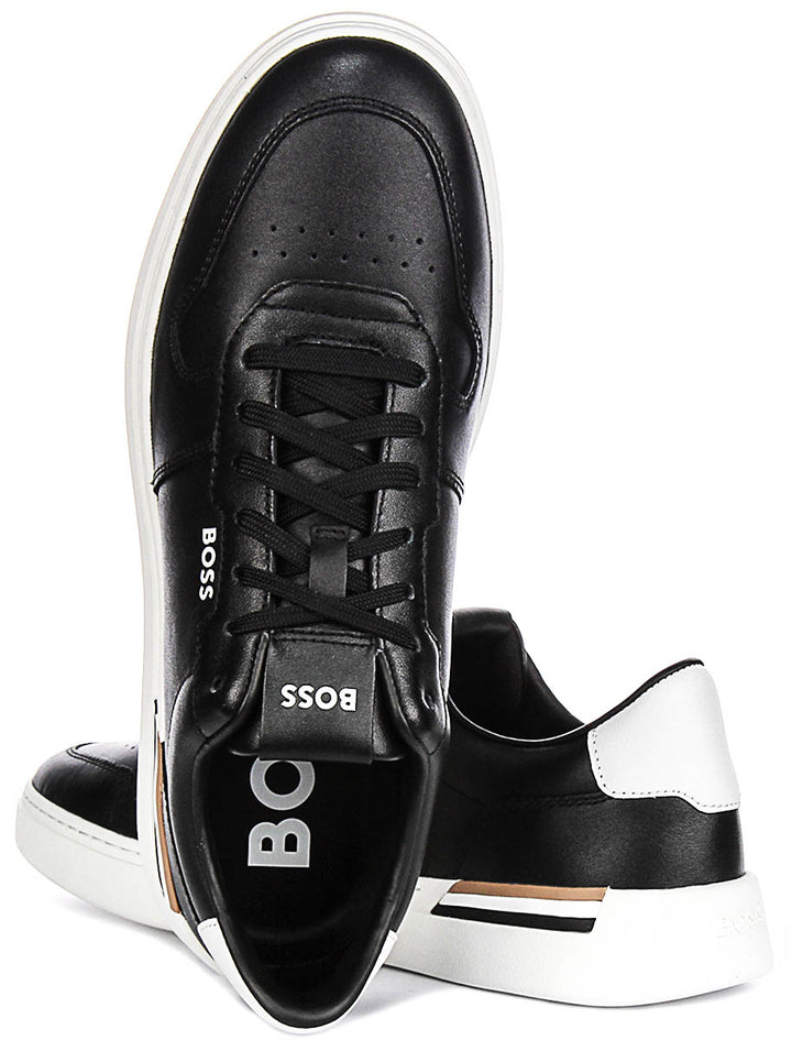 Boss Clint Tennis In Black White For Men