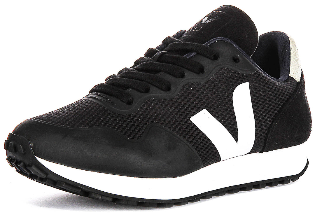 Veja Sdu B Mesh en Noir Blanc pour Femmes