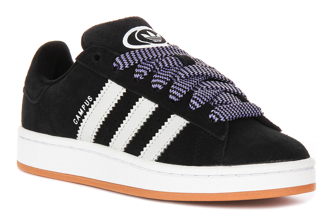 adidas Campus 00S J In Black White | Lace Up Chunky Skate Trainers adidas Campus 00S J In Black White | Lace Up Chunky Skate Trainers